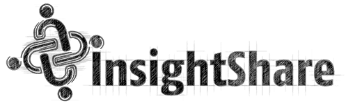 Insightshare logo sketch - Michael van Houten